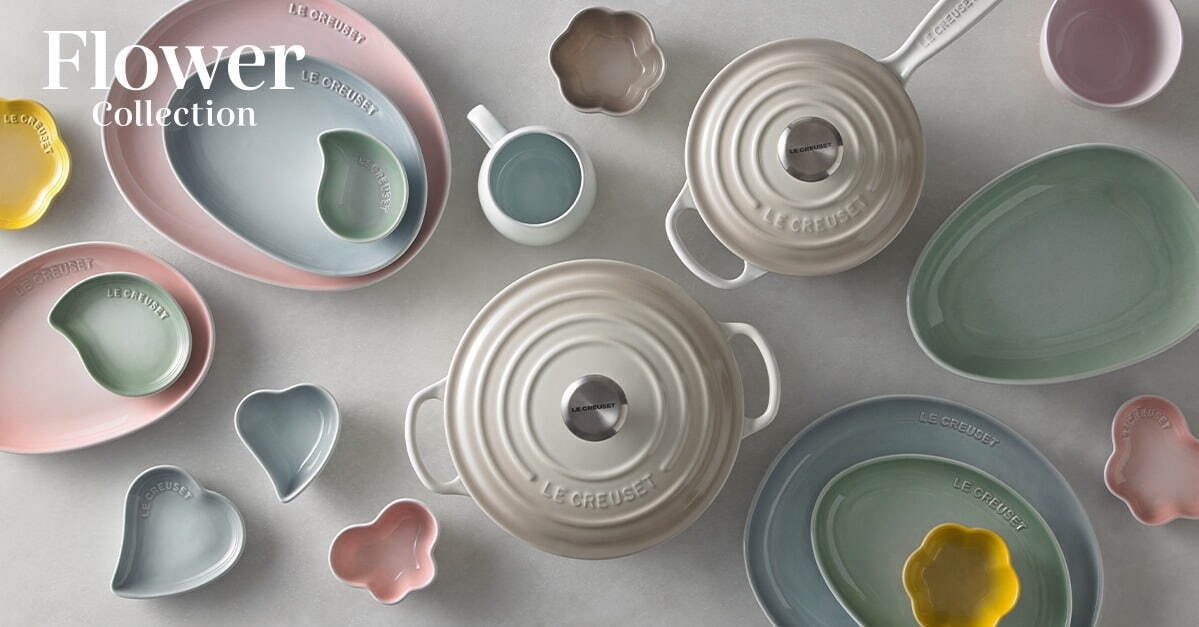 Le Creuset 2022ss Flower Collection