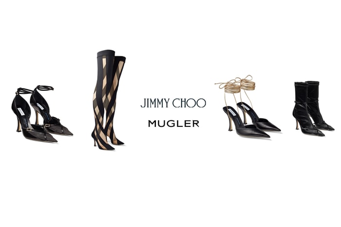 90s 的性感挑逗:Megan Fox 等時尚名人率先示範 Jimmy Choo 與 Mugler 聯名系列!
