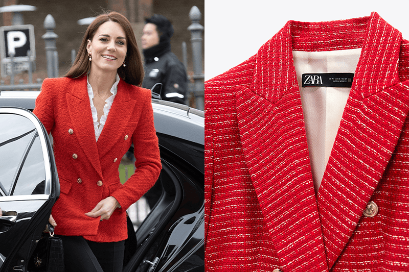 Kate Middleton wore Zara's blazer caught attention from media-01