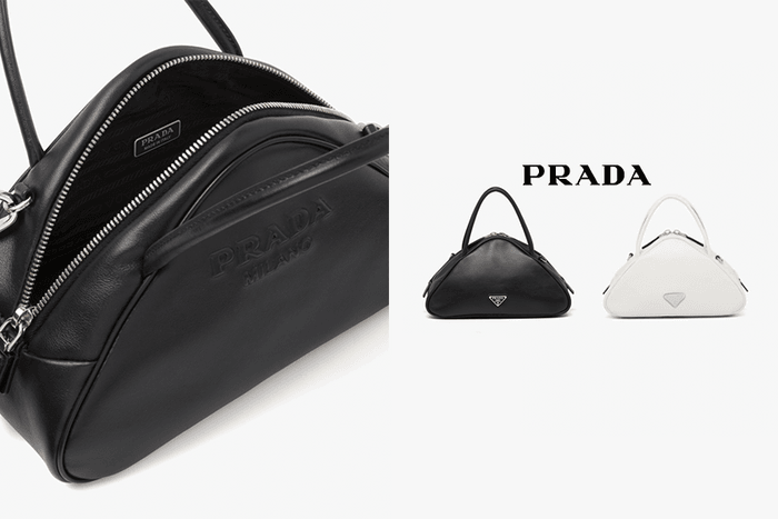 一顆名為 Prada 的三角飯糰,可愛的三角型手袋還藏有這個全新款式!