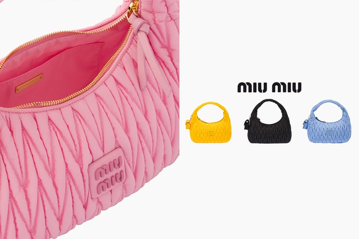 清新的小可愛：Miu Miu 的全新尼龍手袋還附送一個 AirPods 套？