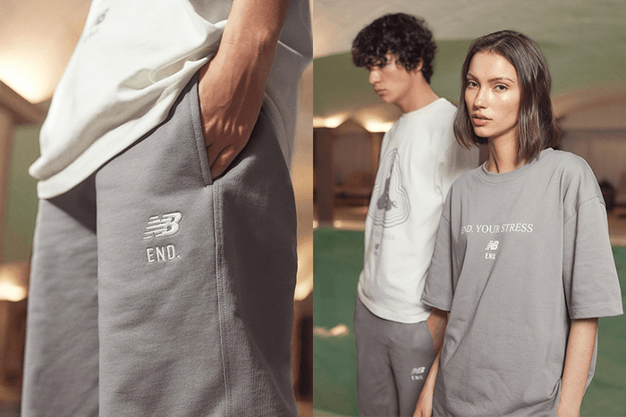 灰白清冷格調:New Balance X END. 的聯乘不論是波鞋還是衣服也十分吸引!