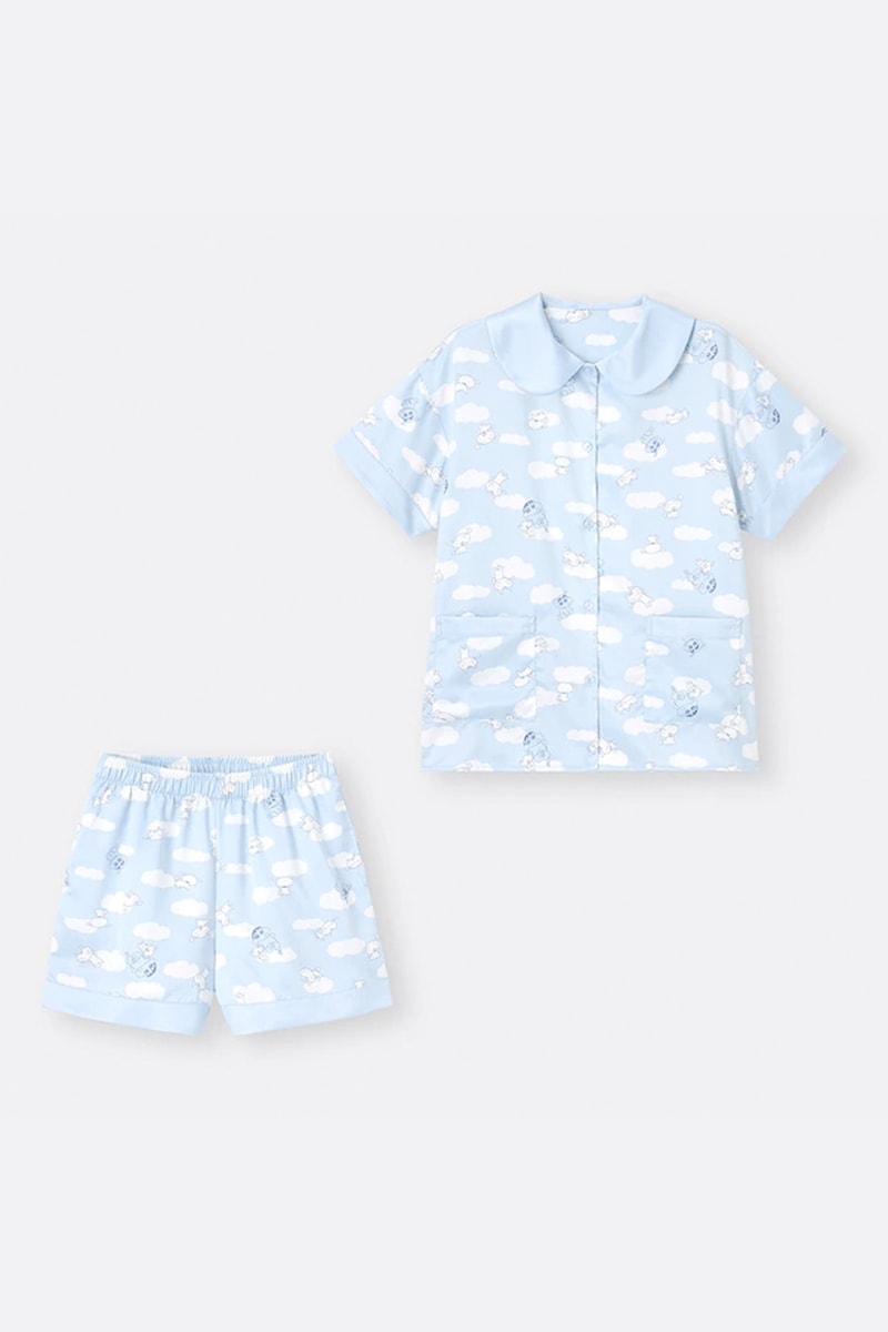gu crayon shinchan collab women men kids pajamas 2022