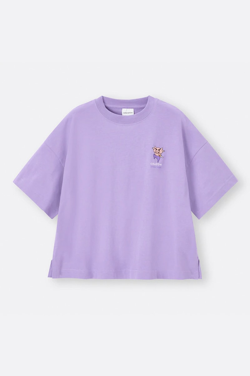 gu crayon shinchan collab women men kids pajamas 2022
