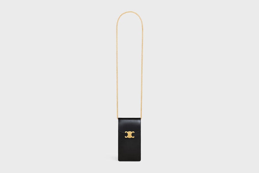 celine vertical phone pouch