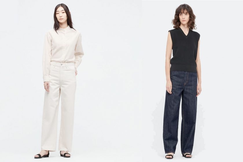 uniqlo u 2022 ss wide leg jeans sold out first 