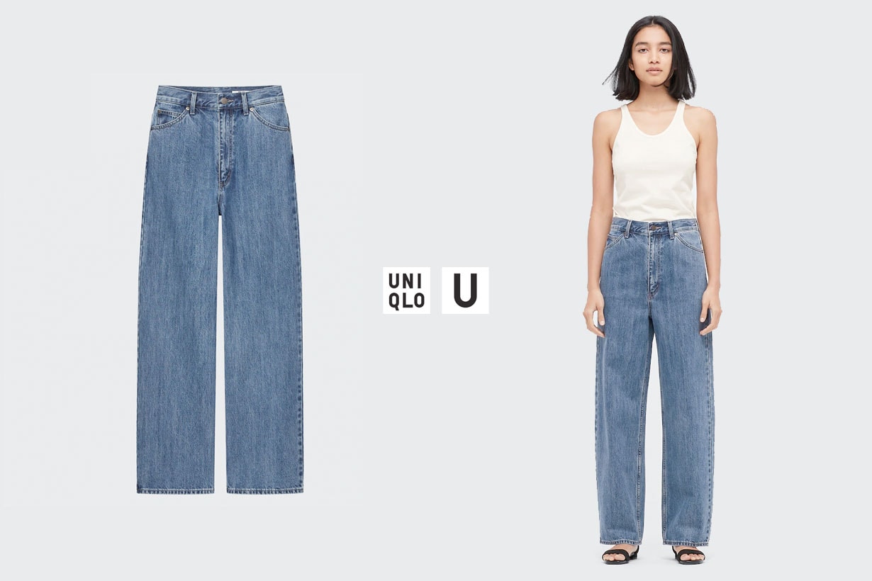 uniqlo u 2022 ss wide leg jeans sold out first