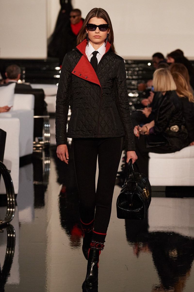 Ralph Lauren 2022FW fashion show runway