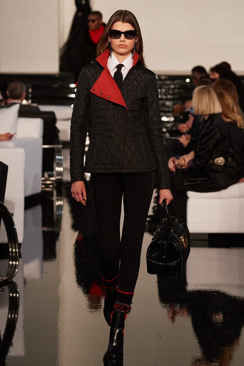 Ralph Lauren 2022FW fashion show runway