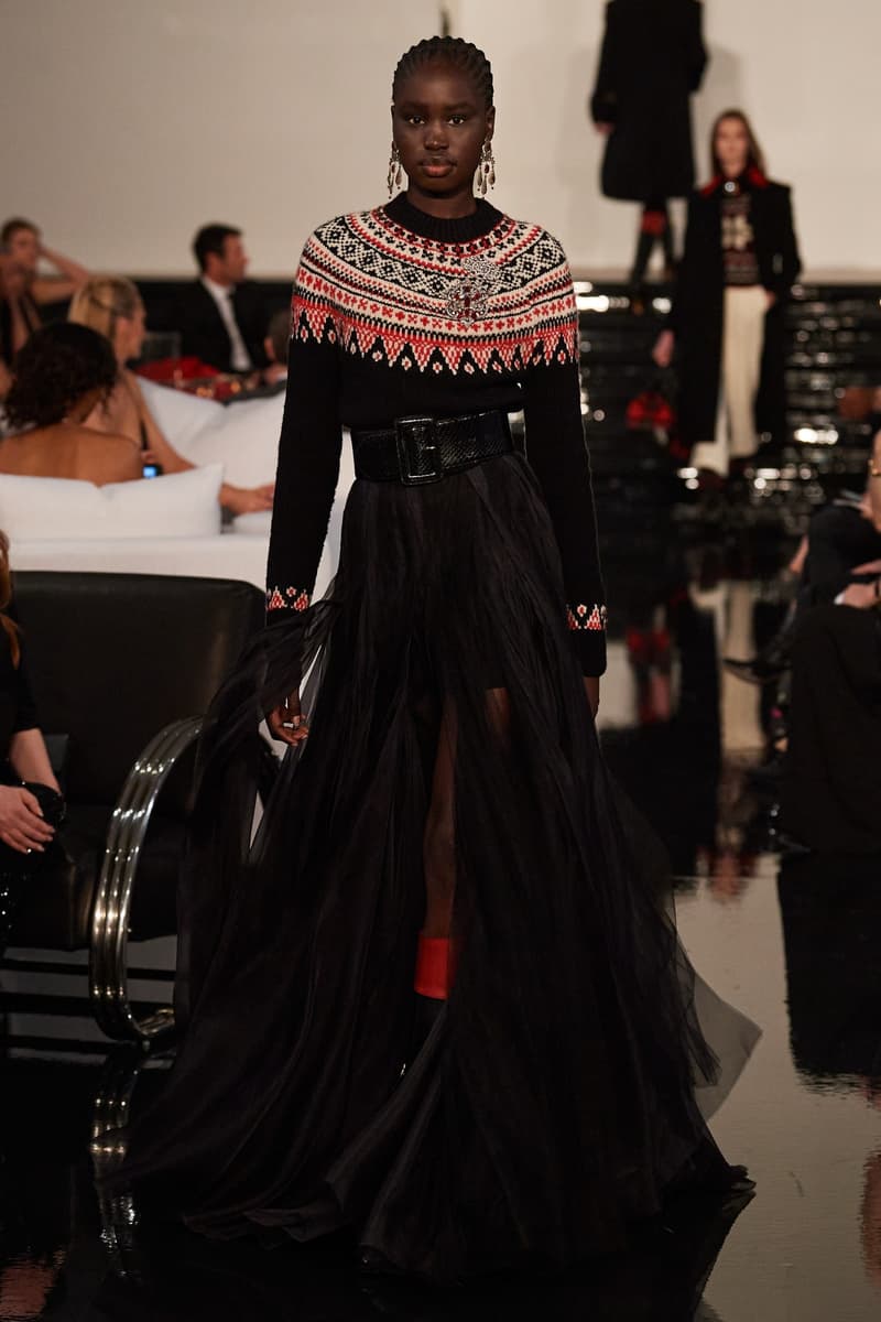 Ralph Lauren 2022FW fashion show runway
