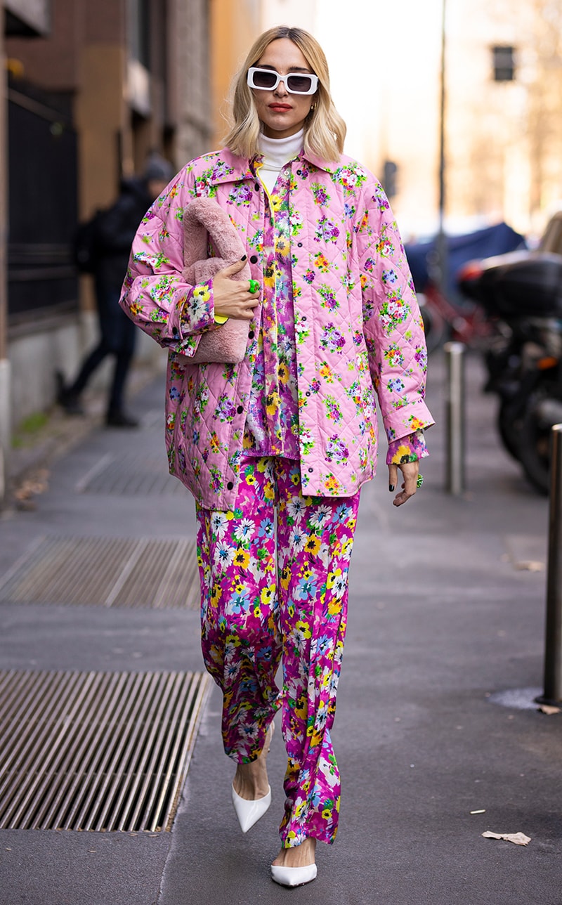 MFW 2022fw Streetsnaps milan fashion week street style