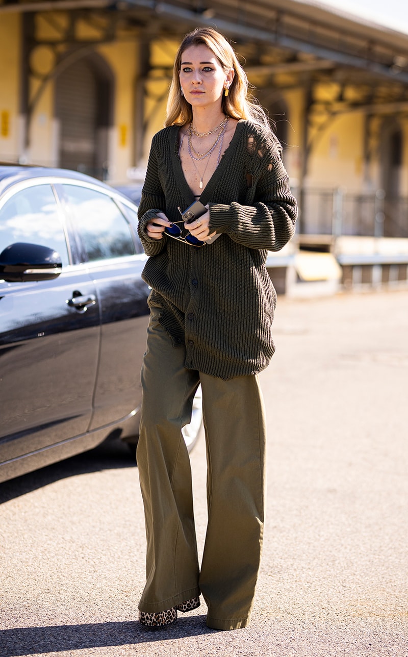 MFW 2022fw Streetsnaps milan fashion week street style