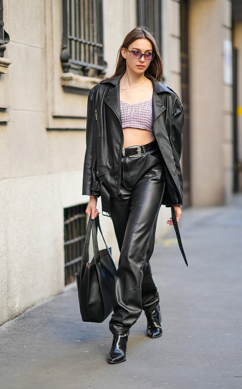MFW 2022fw Streetsnaps milan fashion week street style