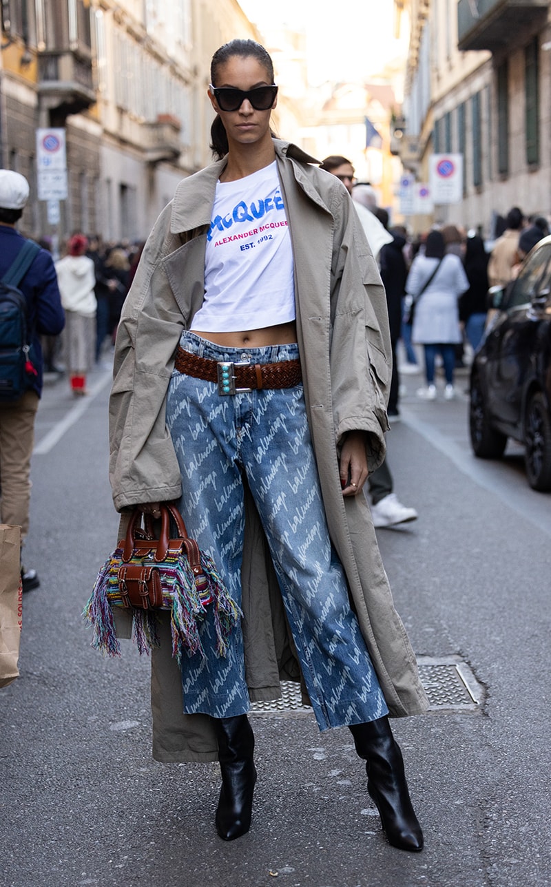 MFW 2022fw Streetsnaps milan fashion week street style
