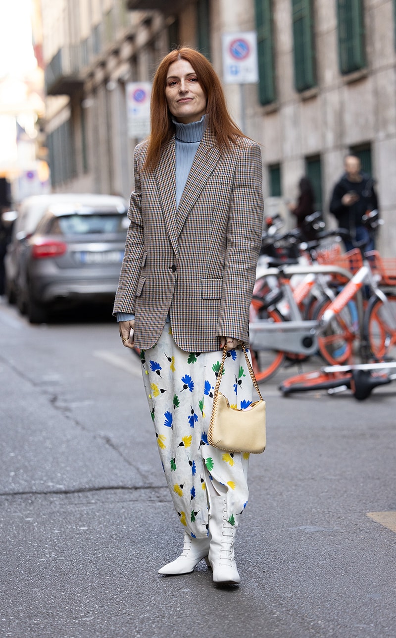MFW 2022fw Streetsnaps milan fashion week street style