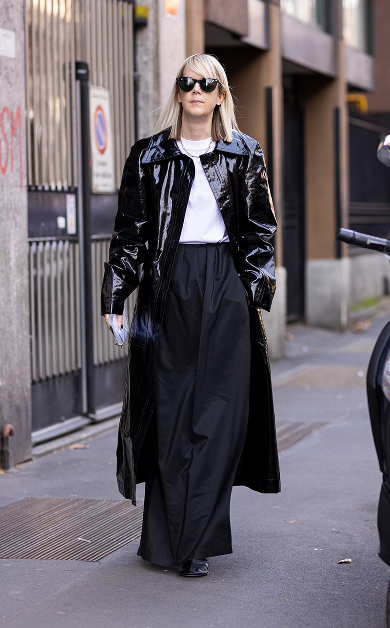 MFW 2022fw Streetsnaps milan fashion week street style