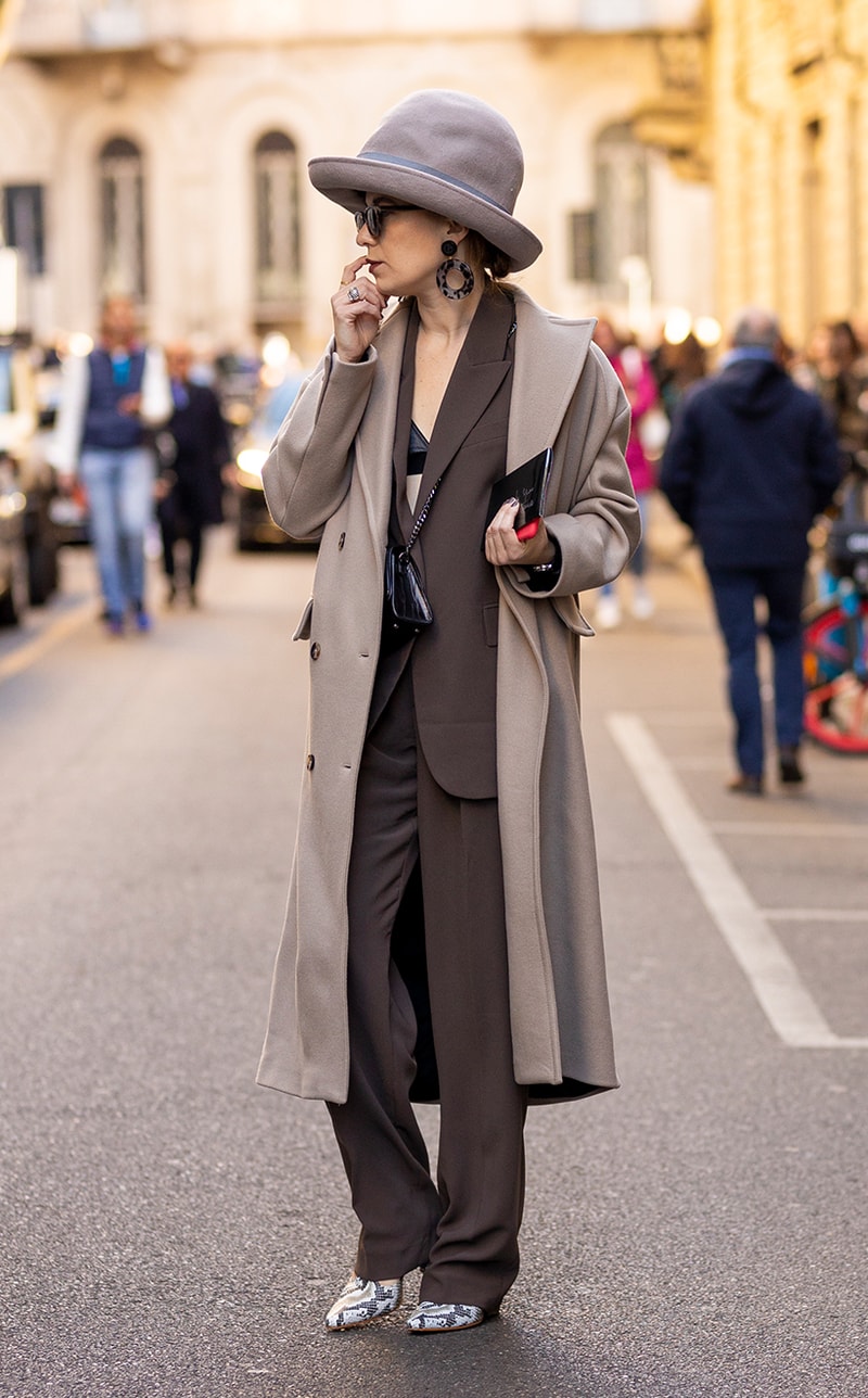 MFW 2022fw Streetsnaps milan fashion week street style
