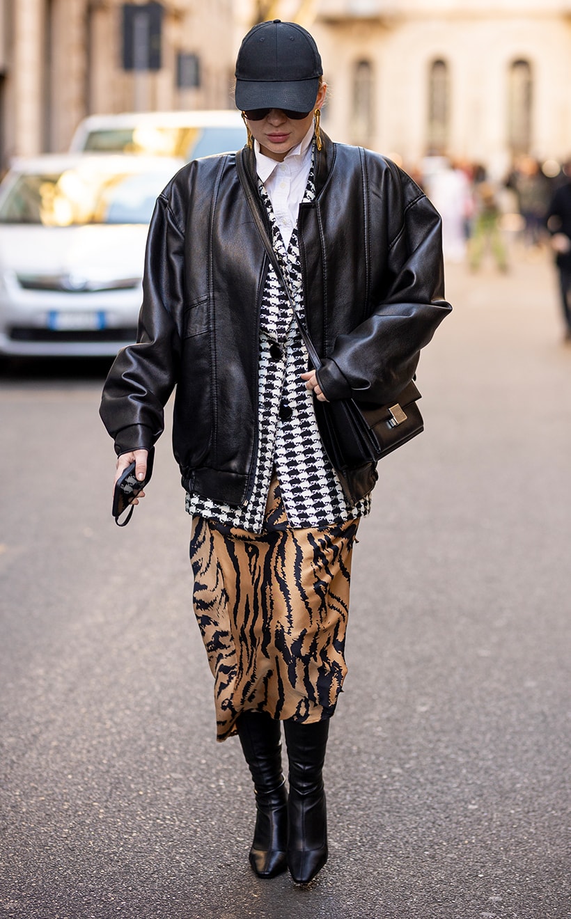 MFW 2022fw Streetsnaps milan fashion week street style