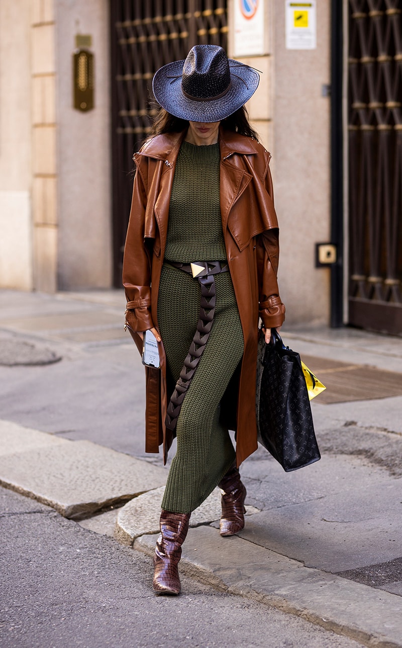 MFW 2022fw Streetsnaps milan fashion week street style