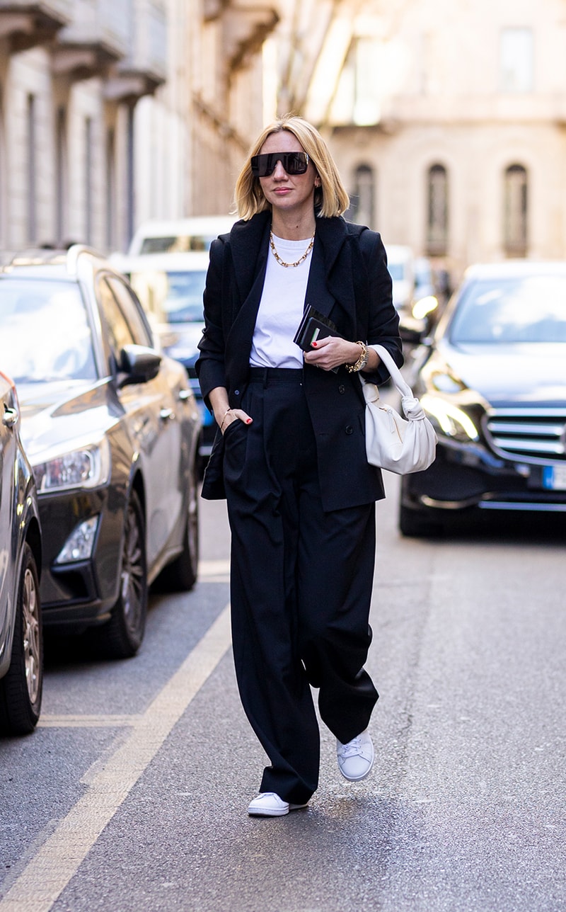 MFW 2022fw Streetsnaps milan fashion week street style