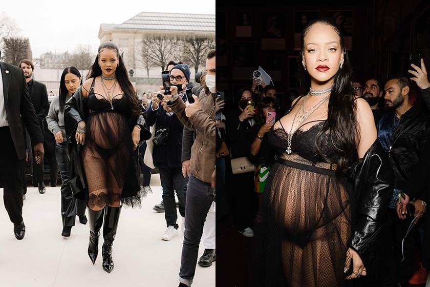 Rihanna Fashion Week Outfit Pregnant Style