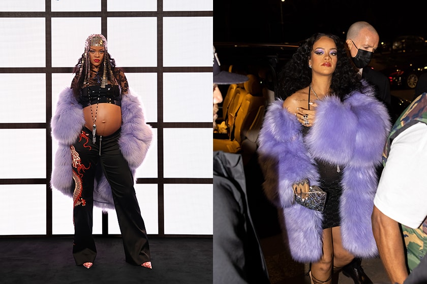 Rihanna Fashion Week Outfit Pregnant Style