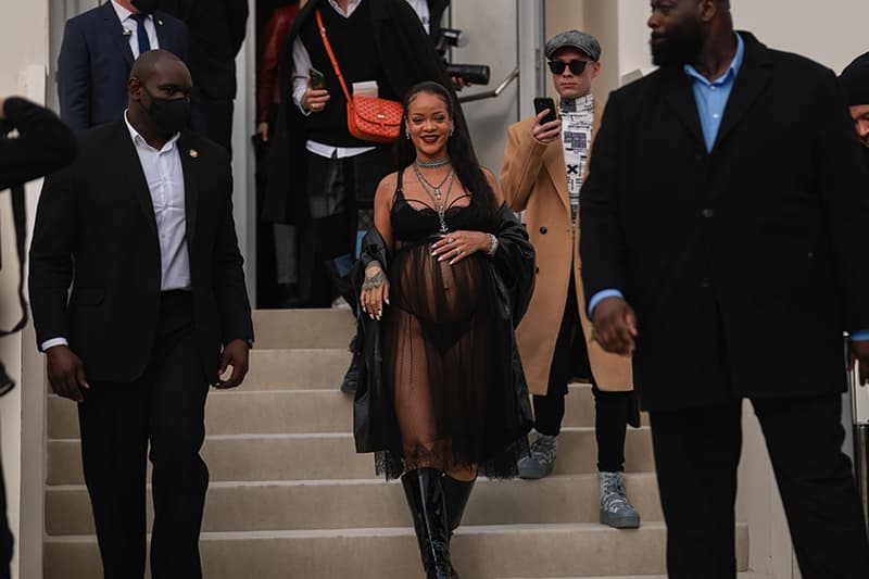 Rihanna Fashion Week Outfit Pregnant Style