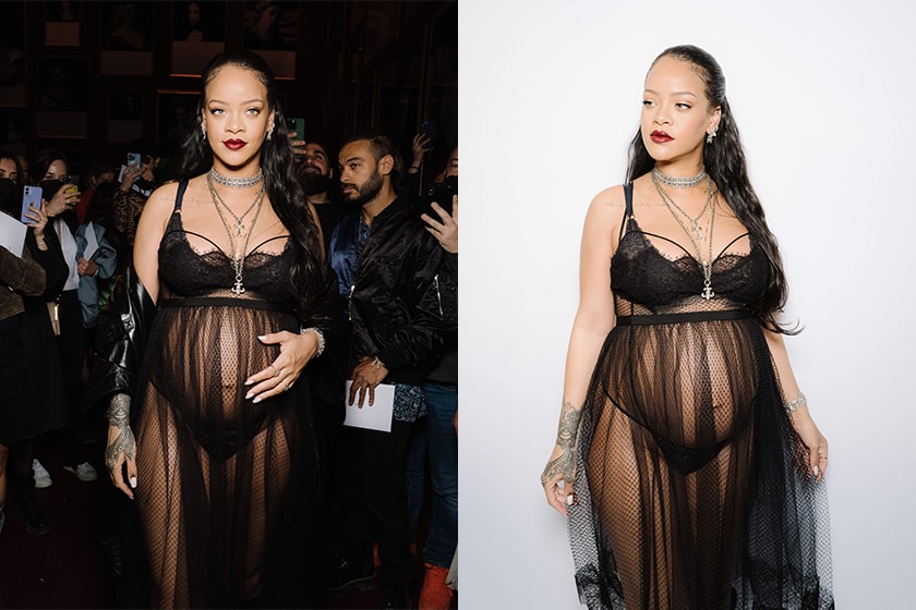 Rihanna Fashion Week Outfit Pregnant Style