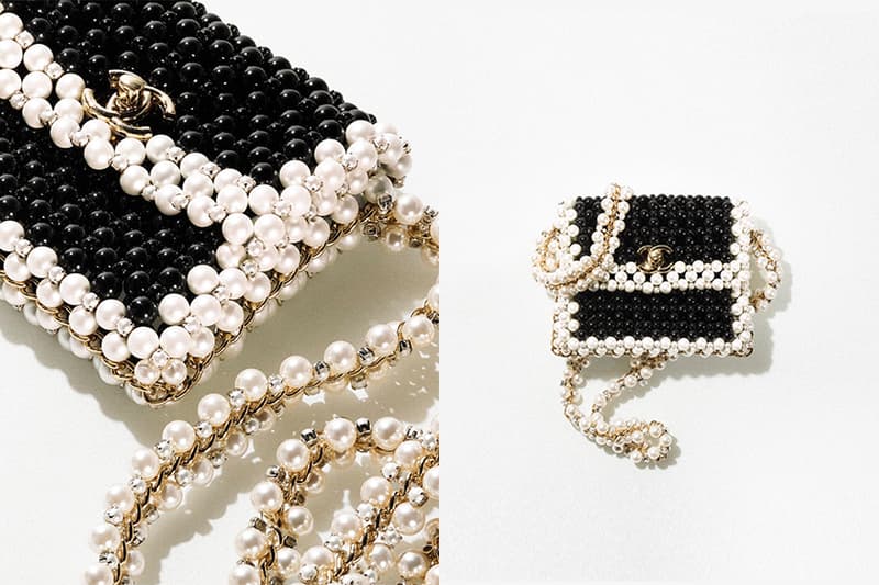 Chanel 2022 ss Pearls Handbags Small Evening Bag