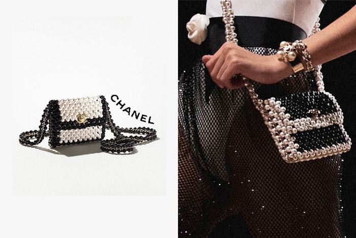 春夏配件區的一枚亮點：Chanel 迷你串珠手袋，剛剛好的可愛奢華感！