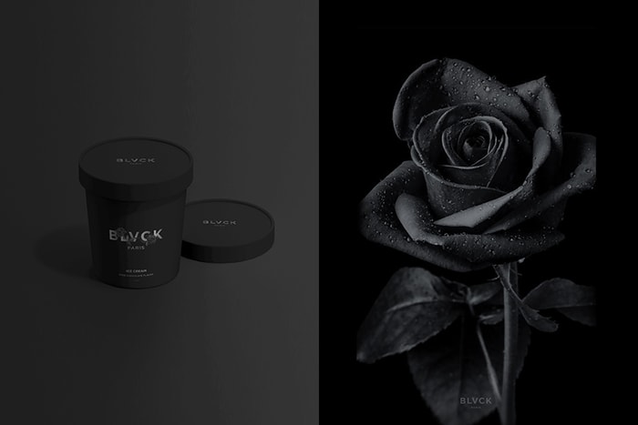 最浪漫的 BLVCK 黑色冰淇淋,吃起來竟然是奢華的玫瑰巧克力口味!