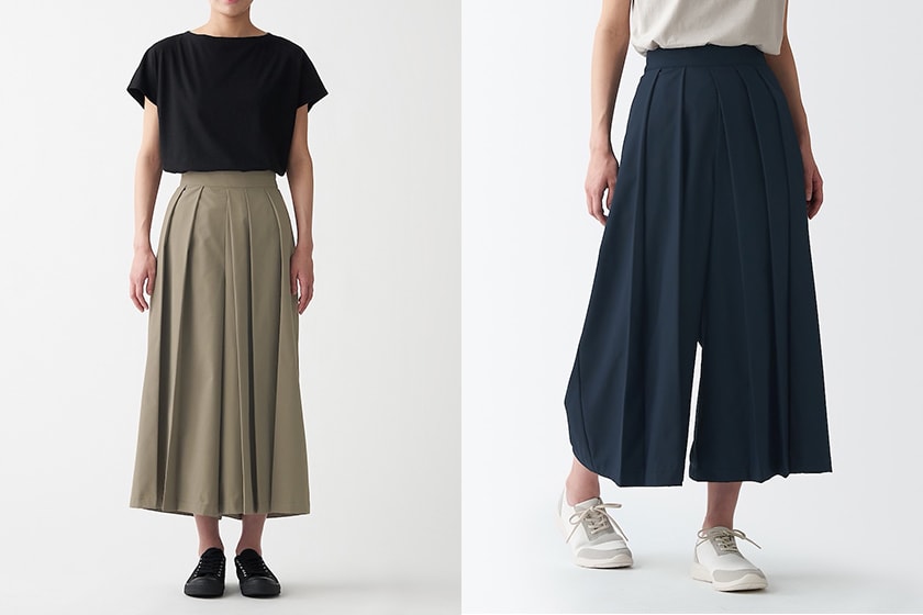 MUJI Ladies Quick Dry Stretch Hakama Pants