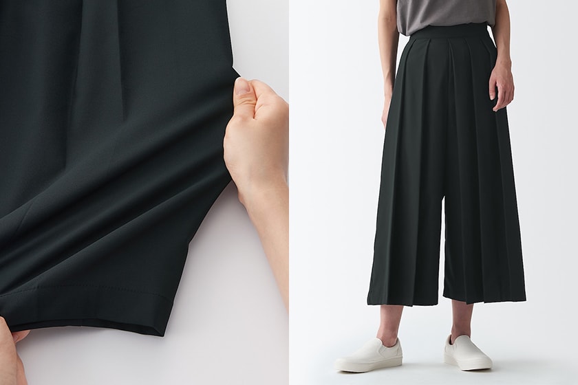 MUJI Ladies Quick Dry Stretch Hakama Pants