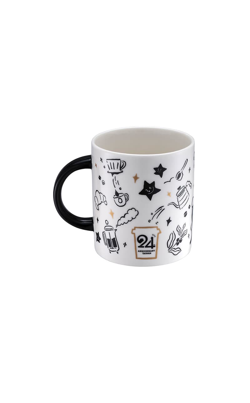 Starbucks 24th Anniversary Black White Cup Handbags
