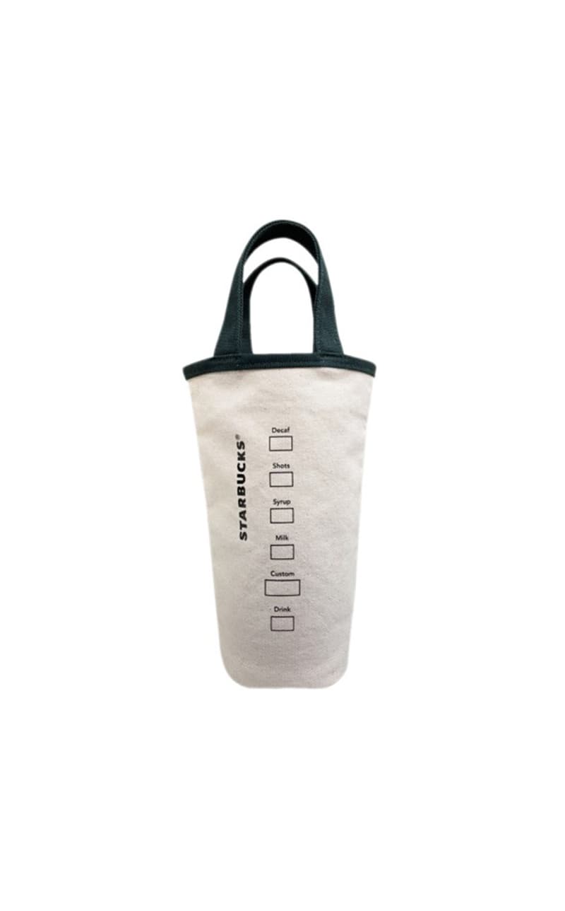 Starbucks 24th Anniversary Black White Cup Handbags