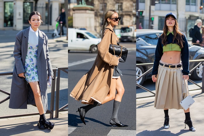 收藏巴黎時裝週 30+ 精彩街拍造型：人氣 Miu Miu 套裝再次席捲街頭！