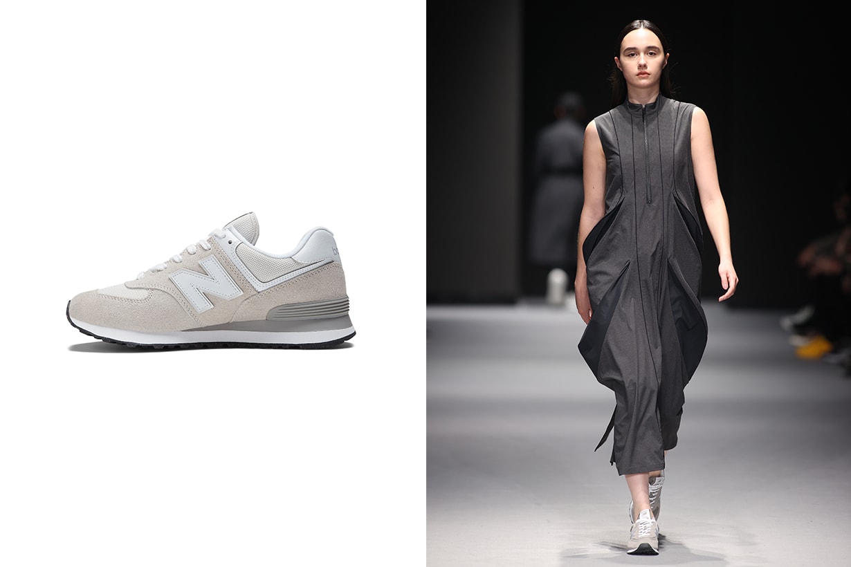 New Balance green leaf standard oqLiq 574 XC-72