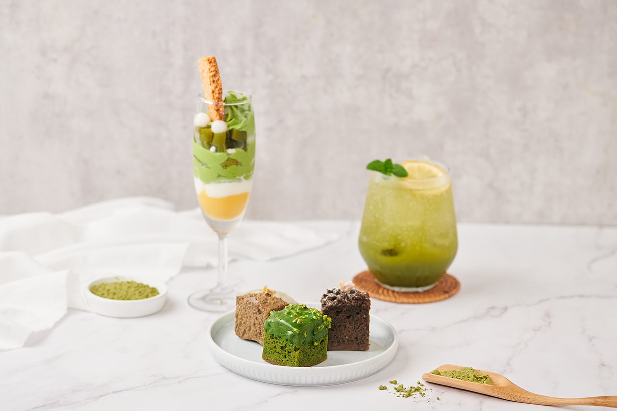 tokyobike cafe x Ten Ten Den Den Matcha dessert