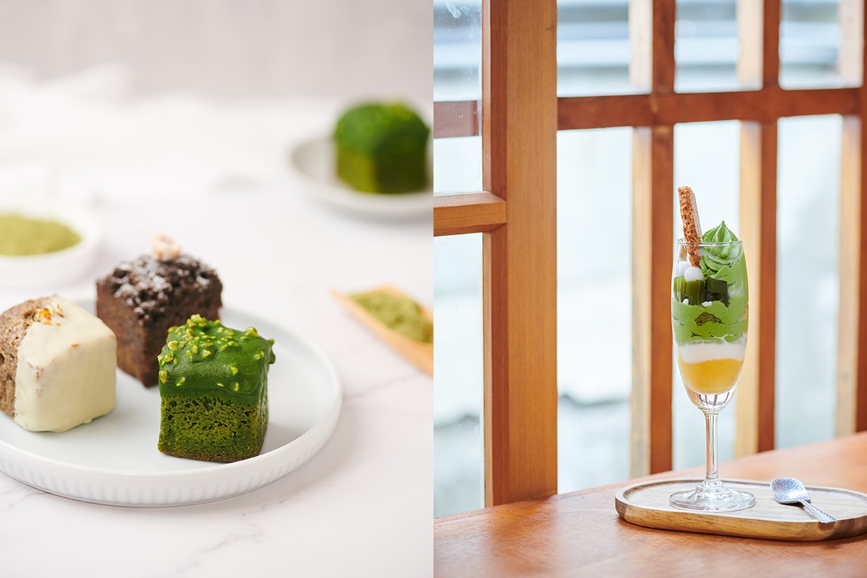 tokyobike cafe x Ten Ten Den Den Matcha dessert
