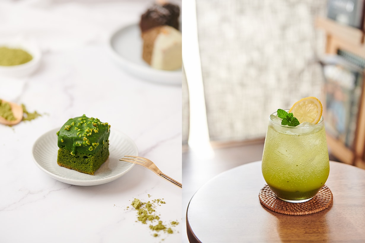 tokyobike cafe x Ten Ten Den Den Matcha dessert