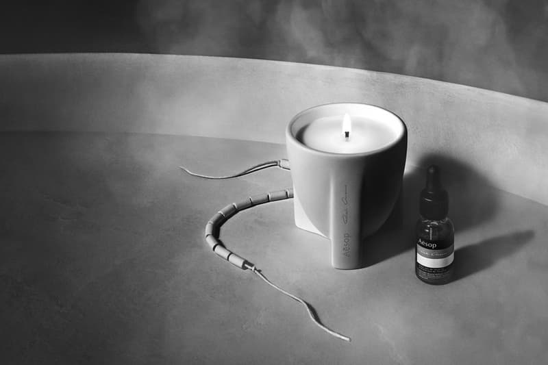 Aesop x Rick Owens 2022 Barnabe Fillion Scented Candle travel set