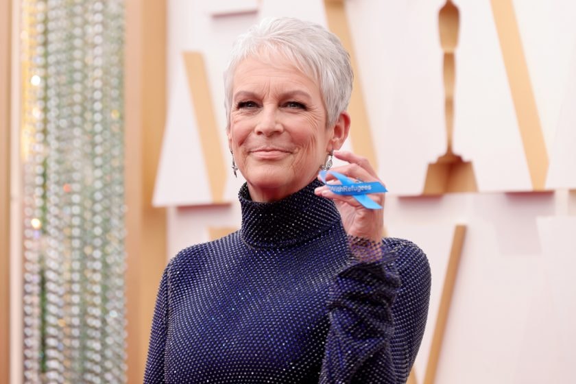 oscars blue ribbons 2022 Yoon Yeo jeong samuel jackson ukraine
