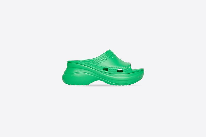 balenciaga demna gvasalia crocs pool slides shoes