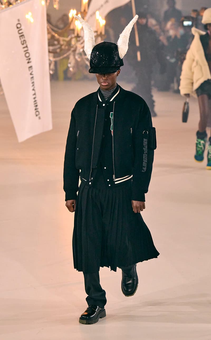 off-white 2022 fall ready-to-wear Runway