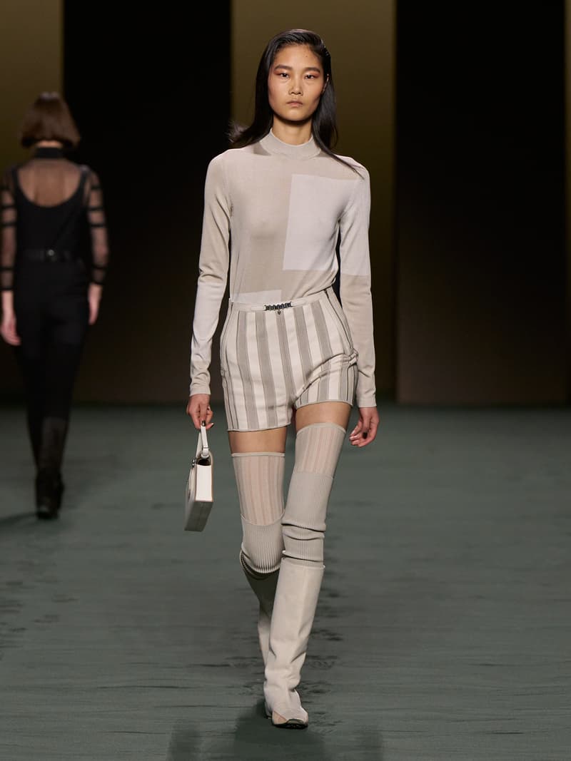 hermes pfw 2022 fw Nadège Vanhee-Cybulski runway looks all detail