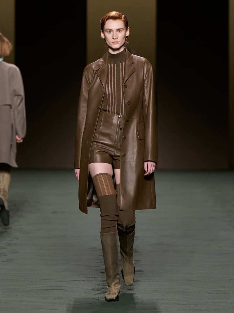 hermes pfw 2022 fw Nadège Vanhee-Cybulski runway looks all detail