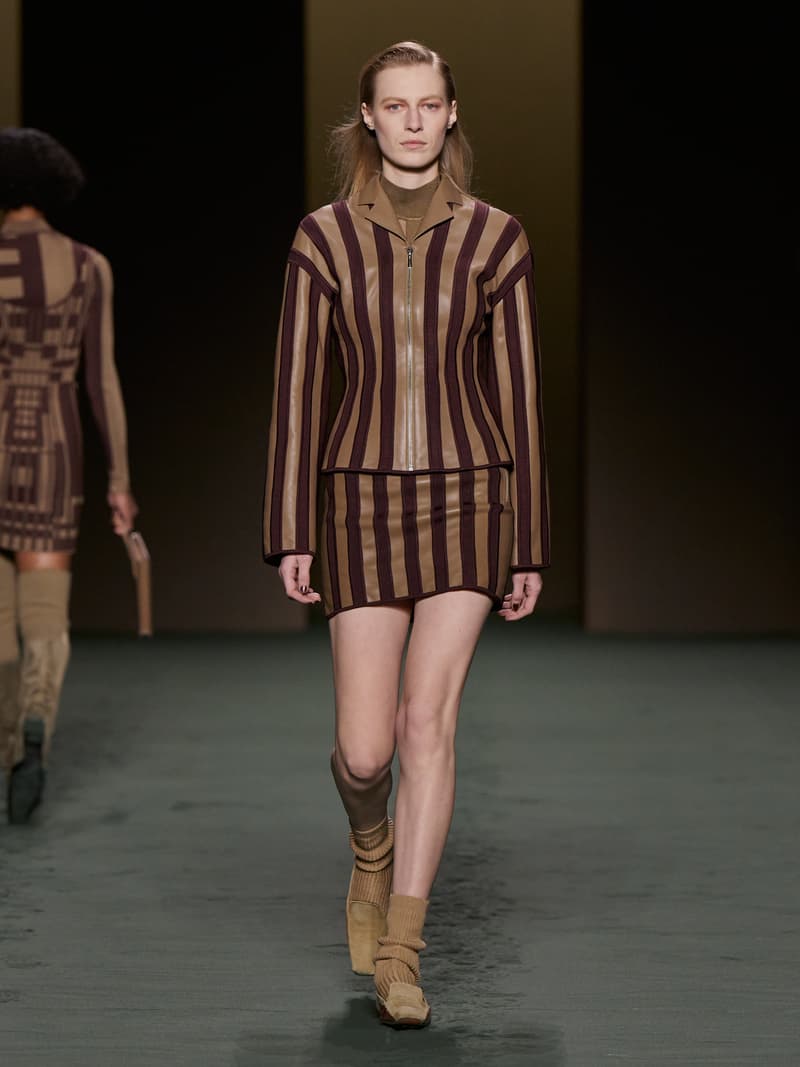 hermes pfw 2022 fw Nadège Vanhee-Cybulski runway looks all detail