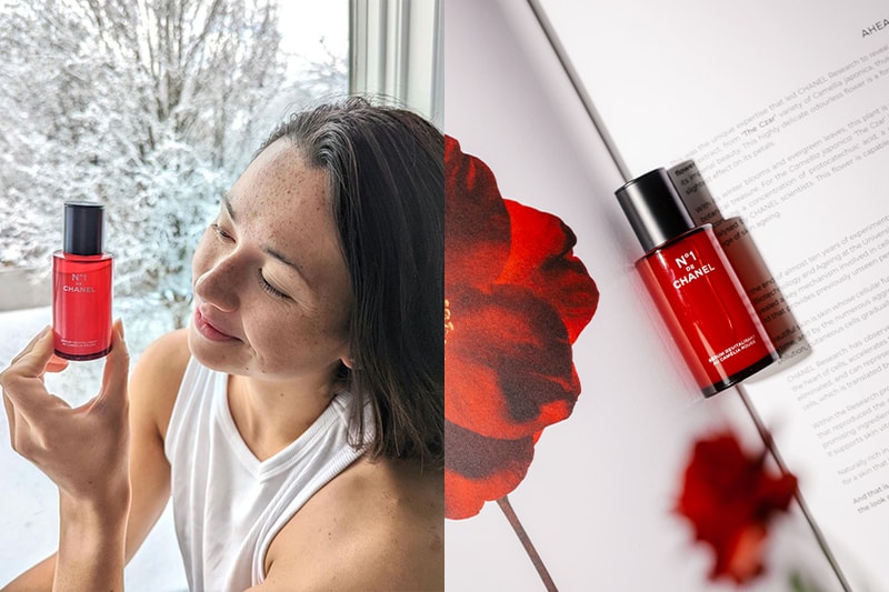 Siobhan Bernadette Haughey shared her positive vibe with Chanel RED CAMELLIA REVITALIZING SERUM