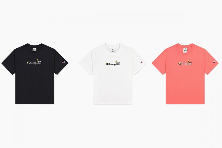 champion smiley collab 50th anniversary t-shirt