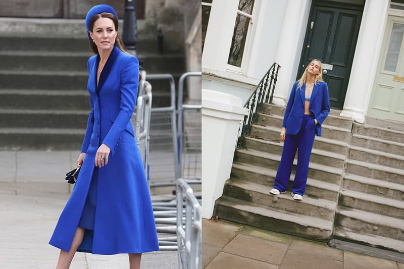 Kate middleton cobalt blue trend 2022